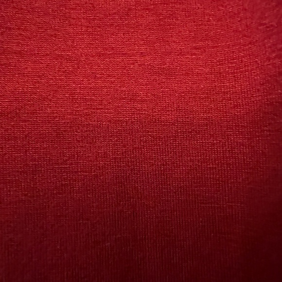 Chico’s Red 3/4 Sleeve T-Shirt Tunic Top - Picture 5 of 12